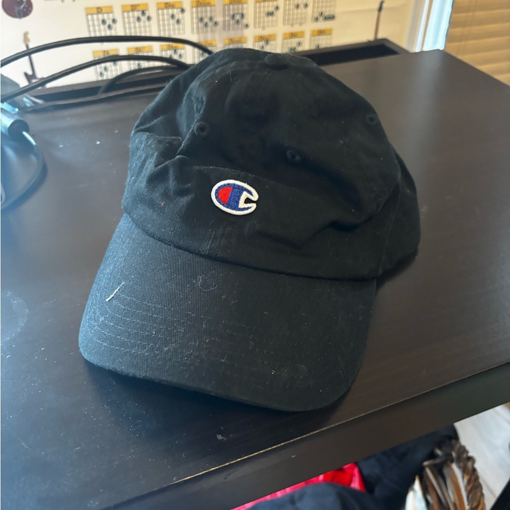 Champion Black Baseball Cap